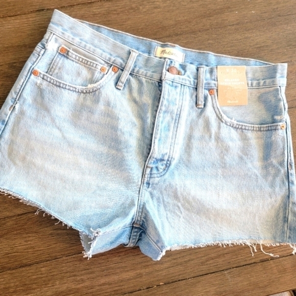 NWT Madewell Relaxed Fit Denim Shorts 30 - Picture 1 of 10